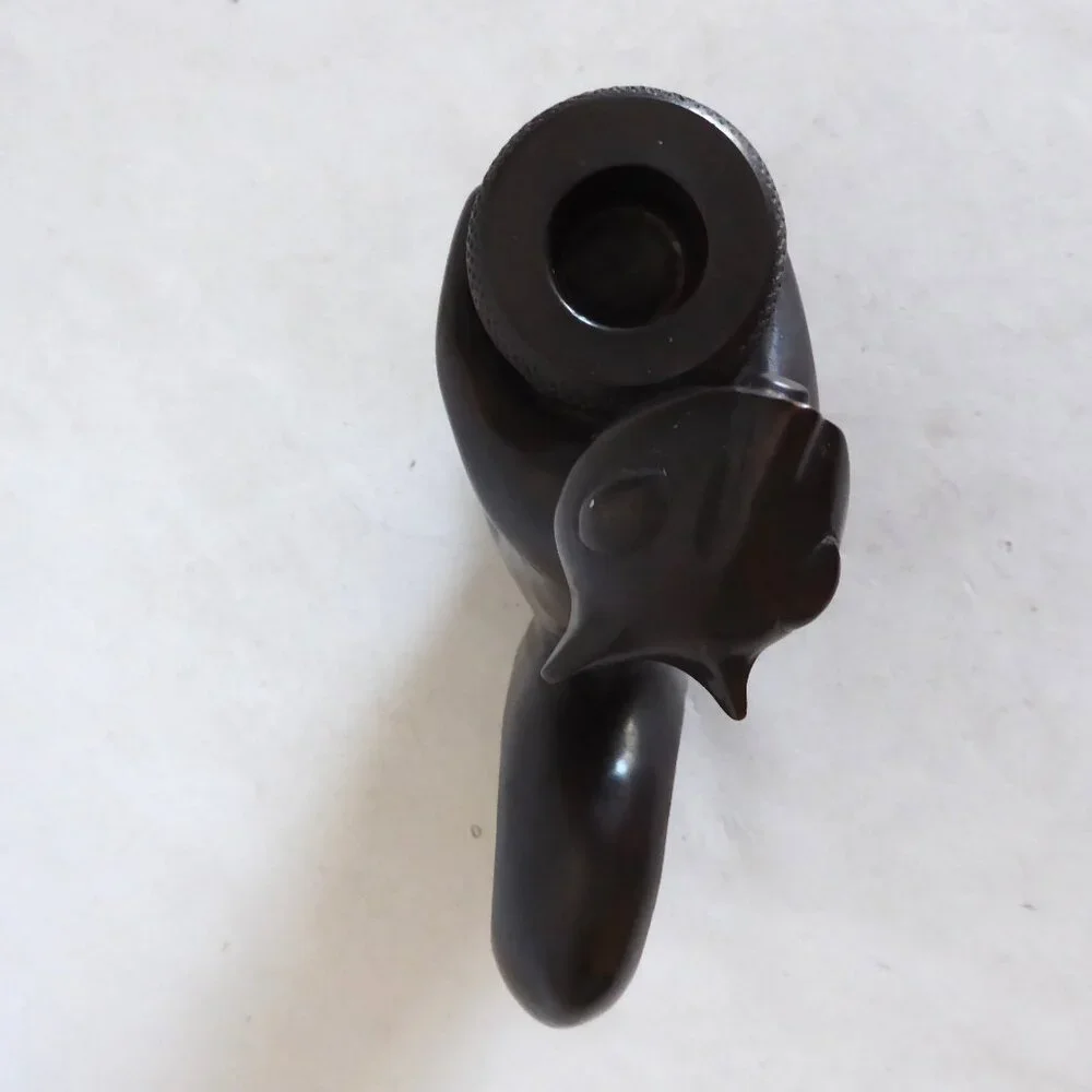 NEW RESTORATION HARDWARE BRONZE SQUIRREL HOLDING ACORN CANDLE HOLDER